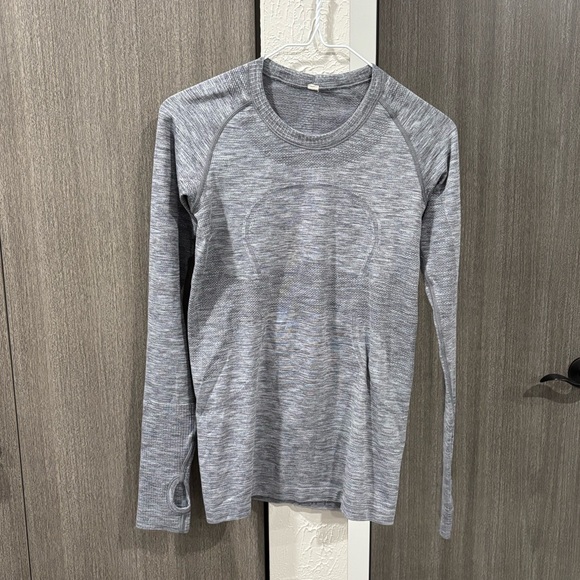 Lululemon swiftly tech grey long sleeve - Picture 1 of 8